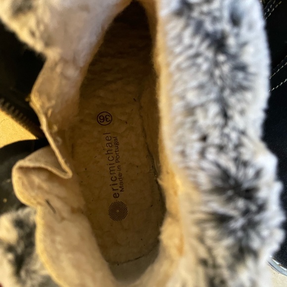 Waterproof boots round toe. NWOT black shoes #women #warm #Ericmichael - Picture 13 of 16